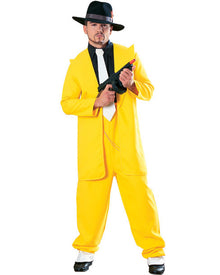20s Yellow Gangster Suit Mens Costume
