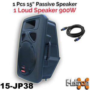 1800W Active and Passive Sound System Speakers Set 38cm