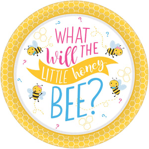What Will It Bee? 10 1/2in / 26cm Round Plates Pack of 8