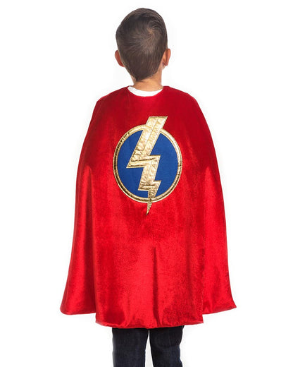 Red Cape and Mask Kids Set