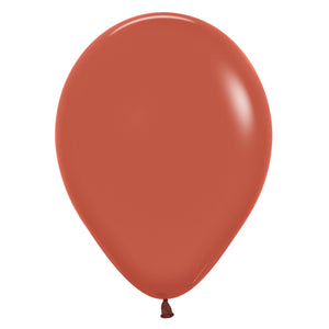 Sempertex 30cm Fashion Terracotta 072 100PK Pack of 100 Balloon