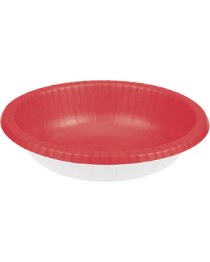 Coral Paper Bowls 590ml Pack of 20