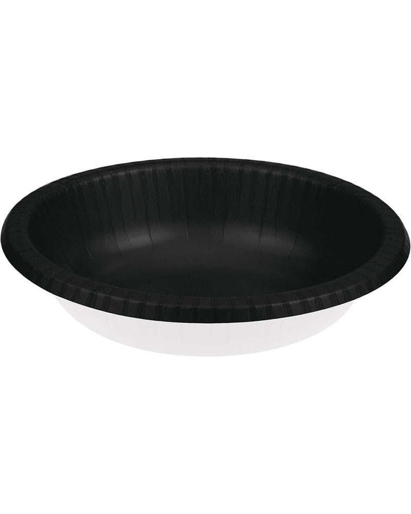 Black Velvet Paper Bowls 590ml Pack of 20