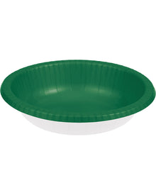 Christmas Emerald Green Paper Bowls 590ml Pack of 20