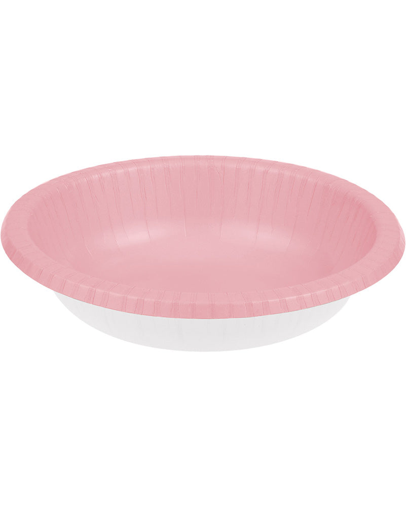 Classic Pink Paper Bowls 590ml Pack of 20