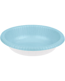 Pastel Blue Paper Bowls 590ml Pack of 20