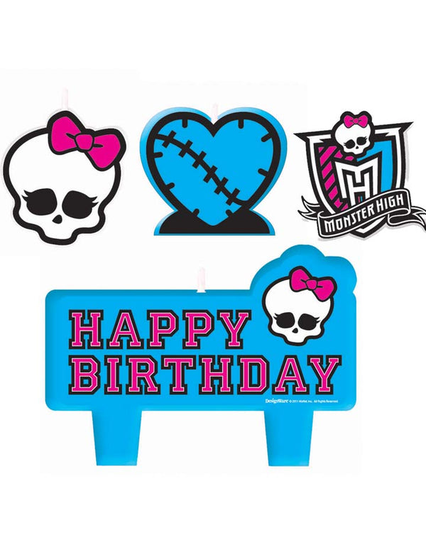 Monster High Cake Candles Pack of 4
