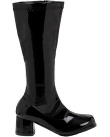 Black Patent Go Go Kids Boots