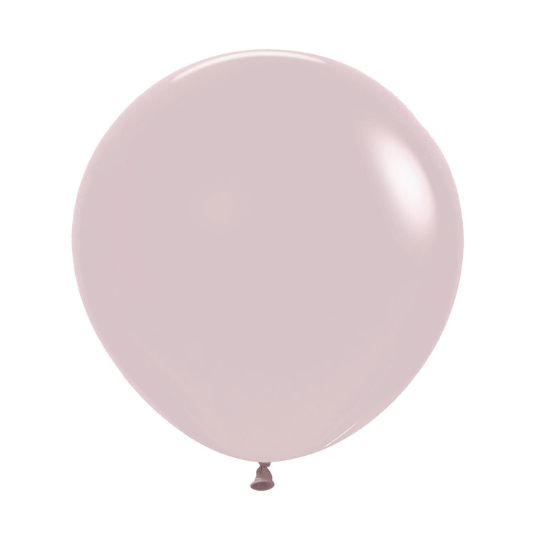 Sempertex 60cm Pastel Dusk Rose Latex Balloons 110 10PK
