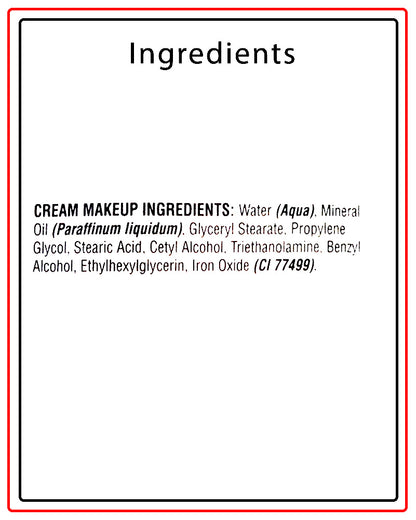 Black Cream Makeup
