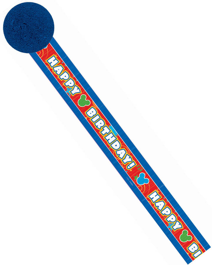 Disney Mickey Mouse Birthday Streamer