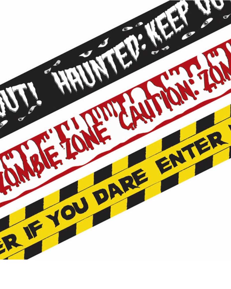 Halloween Fright Tape Pack of 3