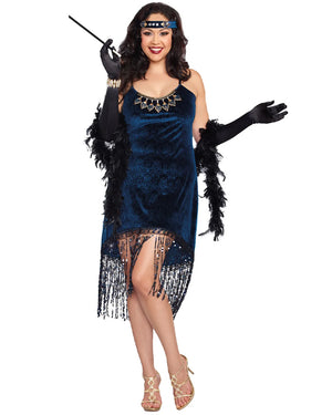 1920s Downtown Doll Womens Plus Size Costume