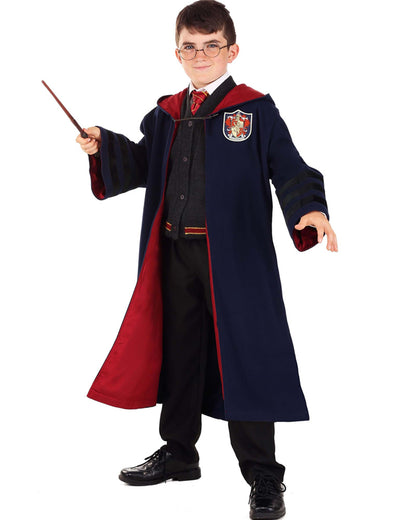 1920s Hogwarts Gryffindor Kids Book Week Costume Robe