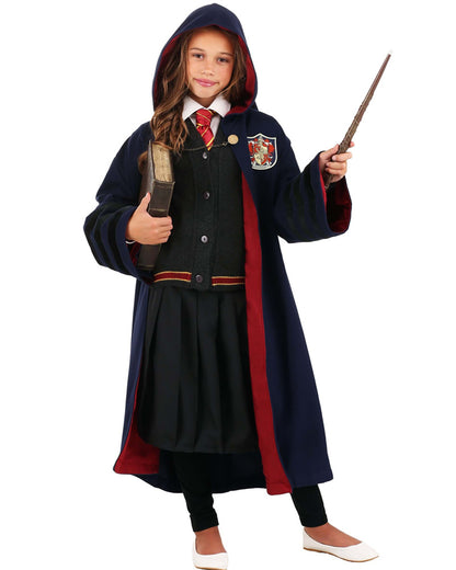 1920s Hogwarts Gryffindor Kids Book Week Costume Robe