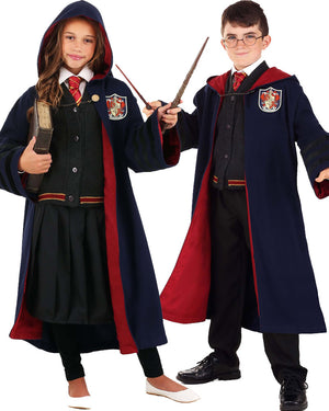 1920s Hogwarts Gryffindor Kids Costume Robe
