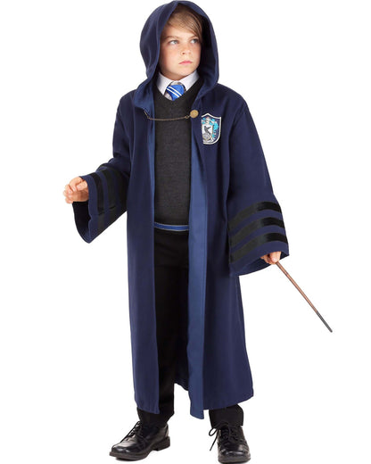 1920s Hogwarts Ravenclaw Kids Book Week Costume Robe