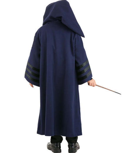 1920s Hogwarts Ravenclaw Kids Book Week Costume Robe