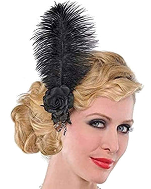 1920s Jazzy Feather Hairclip