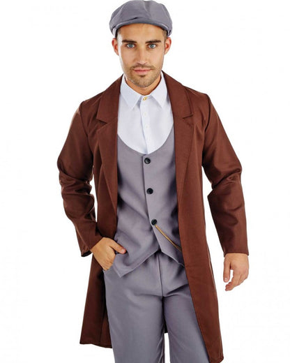 1920s Peaked Cap Gangster Mens Costume