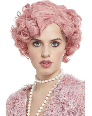 1920s Pink Flirty Flapper Wig