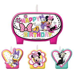 Minnie Mouse Happy Helpers Birthday Candle Set Pack of 4