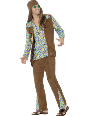 1960s Hippie Mens Costume