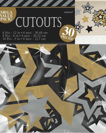 Hollywood Mega Cutout Value Decoration Pack