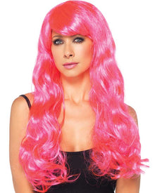 Starbright Long Wavy Pink Wig