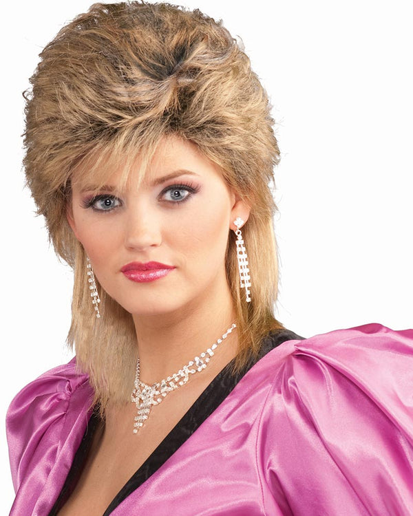 1980s Blonde Salon Wig