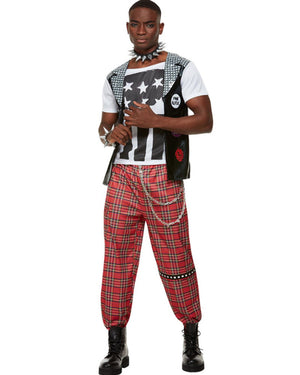 1990s Punk Rocker Mens Costume