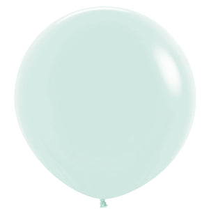 Sempertex 90cm Pastel Matte Green Latex Balloons 630 2PK Pack of 2