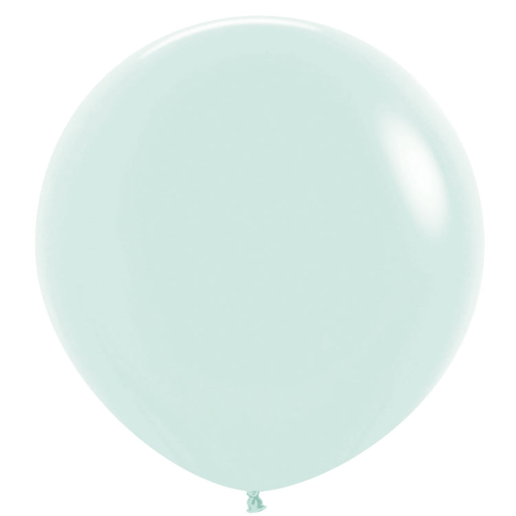 Sempertex 90cm Pastel Matte Green Latex Balloons 630, 2PK Pack of 2