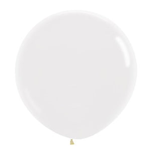 Sempertex 90cm Crystal Clear Latex Balloons 390 2PK Pack of 2