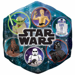 SuperShape XL Star Wars Galaxy Group Balloon
