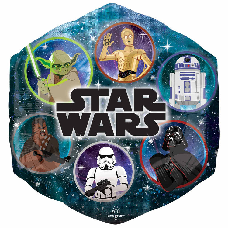 SuperShape XL Star Wars Galaxy Group Balloon