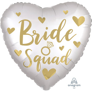 45cm Standard XL Satin Bride Squad Balloon