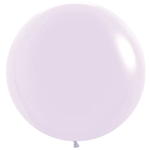 Sempertex 60cm Pastel Matte Lilac Latex Balloons 650 3PK Pack of 3