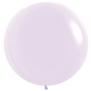 Sempertex 60cm Pastel Matte Lilac Latex Balloons 650, 3PK Pack of 3