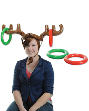 Christmas Inflatable Reindeer Ring Toss