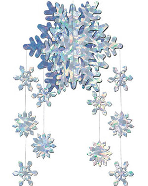 Christmas 3D Snowflake Mobile Hanging Decoration 56cm
