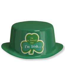 St Patricks Day Im Irish Plastic Hat