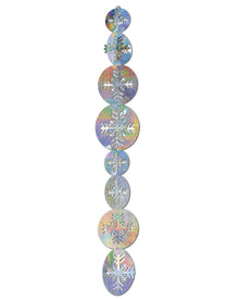 3D Prismatic Snowflake Gleam N Christmas Garlands Pack of 2