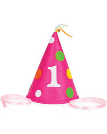 1st Birthday Pink Felt Hat