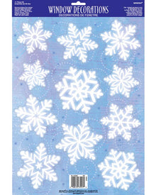 Christmas Snowflake Vinyl Window Decorations