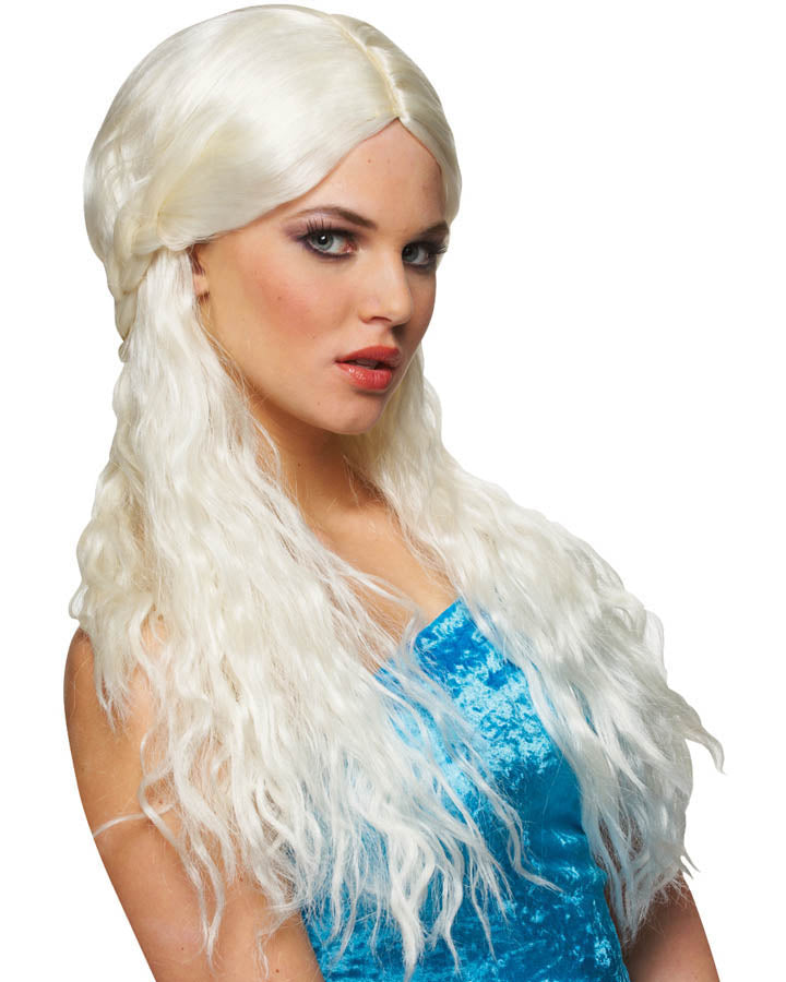 Game of Thrones Barbarian Long Platinum Blonde Wig