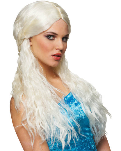 Game of Thrones Barbarian Long Platinum Blonde Wig