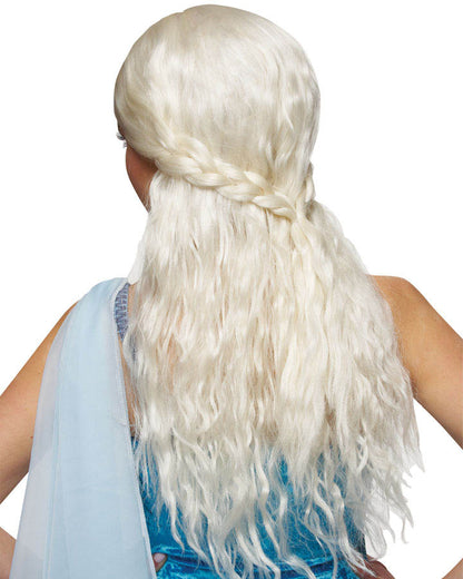Game of Thrones Barbarian Long Platinum Blonde Wig