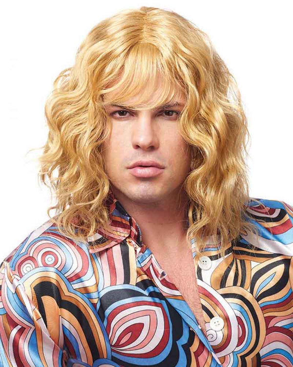 70s Model Dude Blonde Wig