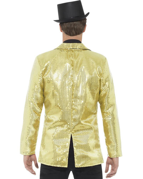 Gold Sequin Jacket Mens Costume